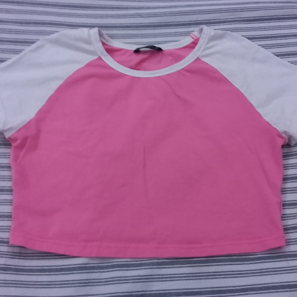 Pink crop top